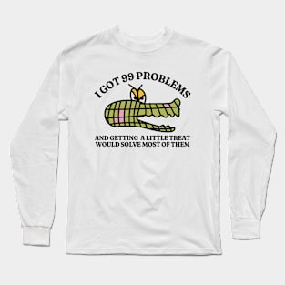 I Got 99 Problems Silly T Shirt, Unisex Heavy Cotton Shirt, Funny Graphic Tee, Oddly Specific Tshirt, Vintage Cartoon Shirt, Parody Tee Long Sleeve T-Shirt